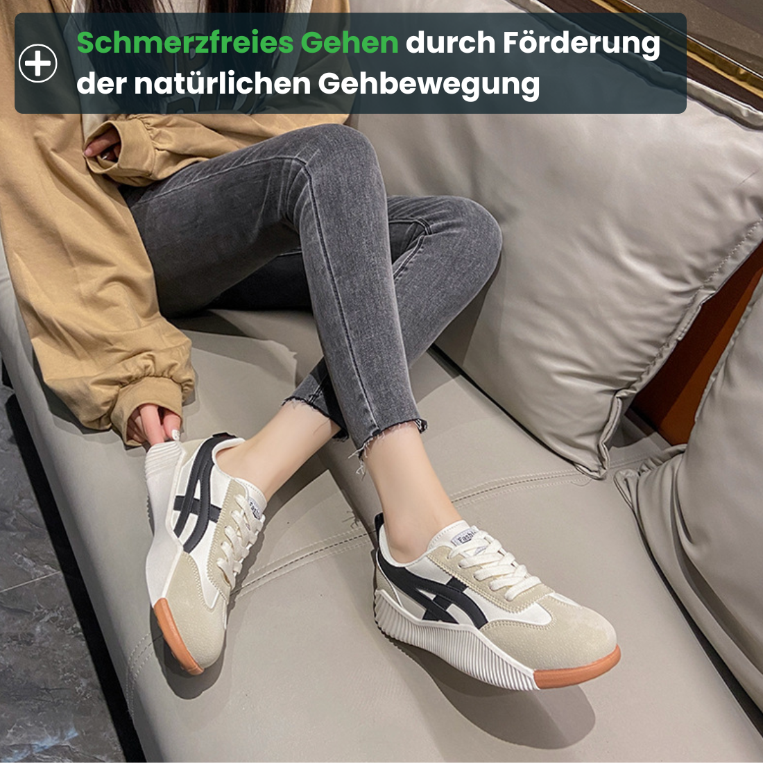 WAVE WALK - Turnschuhe mit Wellensohle für schmerzfreies Gehen
