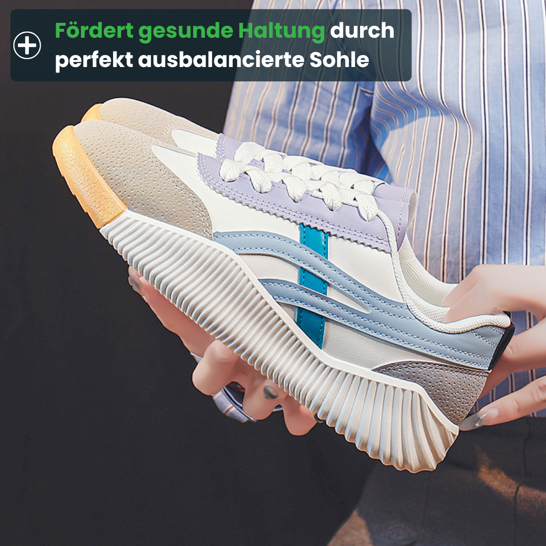 WAVE WALK - Turnschuhe mit Wellensohle für schmerzfreies Gehen