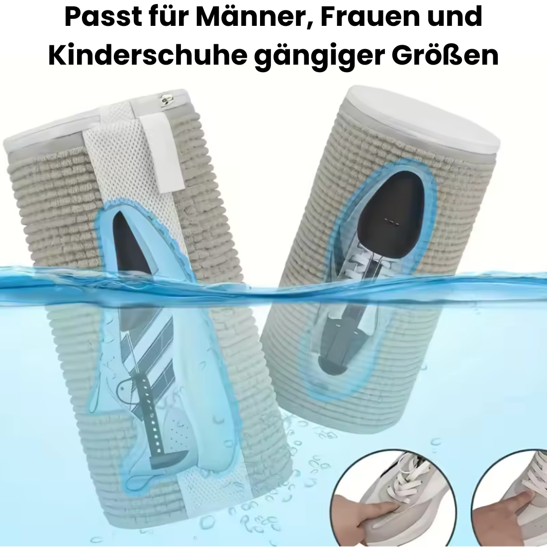 FRESH KICKS Waschbeutel - Perfekte Pflege für Sportschuhe & Sneaker