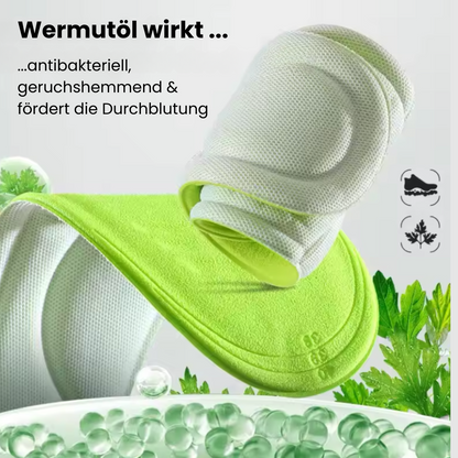 DRYFIT - 5D Sporteinlegesohle: Antibakteriell & Schweißabsorbierend